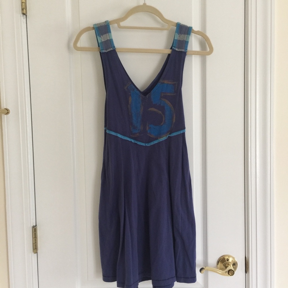 Free People Rugby Sweatshirt Dress